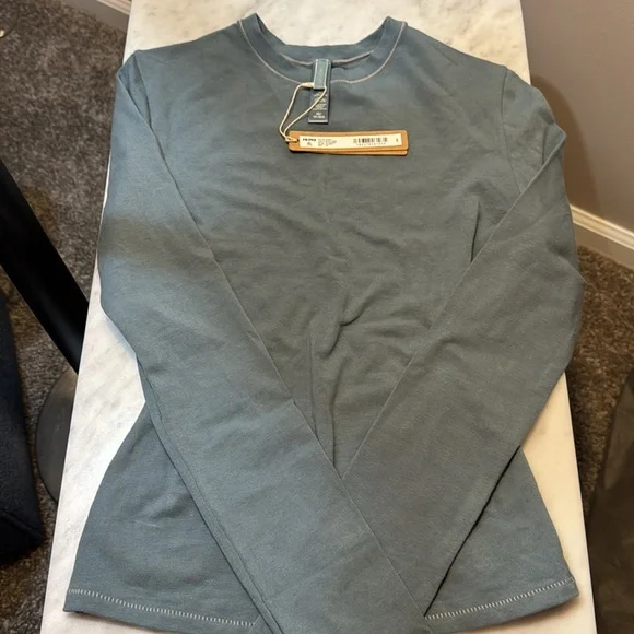 SKIMS Long Sleeve Top in Slate Gray - Picture 5 of 11